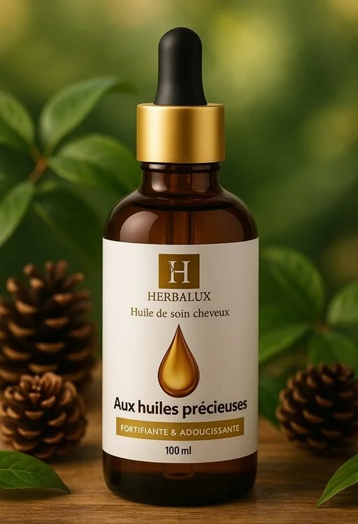 Huile de Soin Capillaire aux Huiles Précieuses HERBALUX